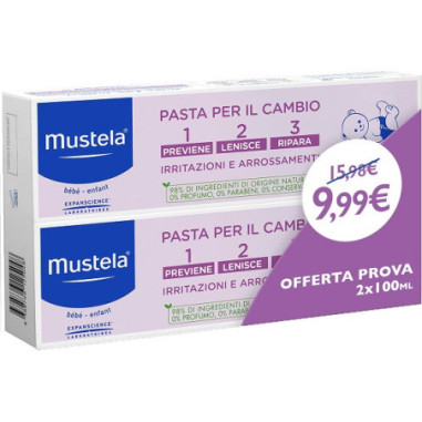 MUSTELA BIPACK PASTA CAMBIO 2 X 100 ML vendita online