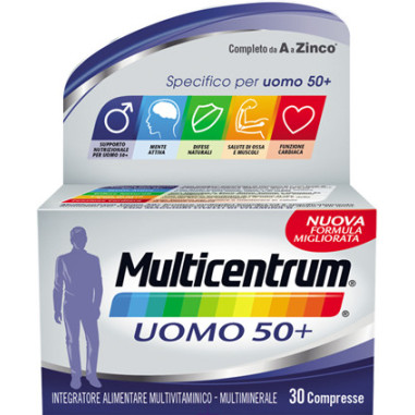 MULTICENTRUM UOMO 50+ 30 COMPRESSE vendita online, farmacia
