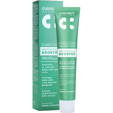 CURASEPT DAYCARE DENTIFRICIO PROTECTION BOOSTER HERBAL INVASION