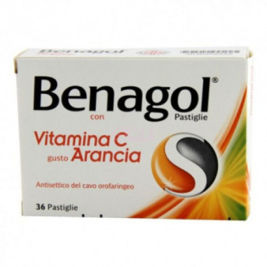 BENAGOL VIT C*36PAST ARANCIA vendita online, farmacia, miglior