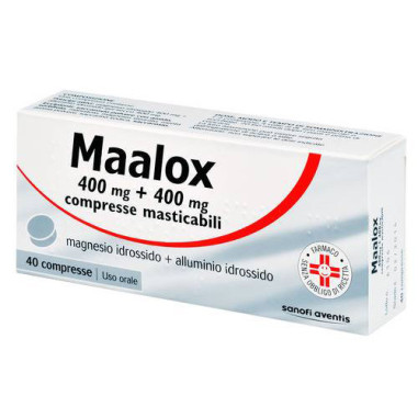 MAALOX*40CPR MAST 400MG+400MG vendita online, farmacia, miglior