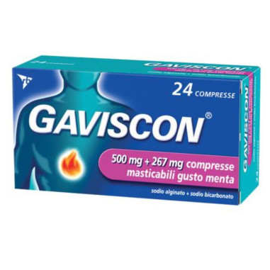 GAVISCON*24CPR MENTA 500+267MG vendita online, farmacia
